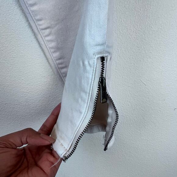 LUCKY BRAND Beige Women's Jeans Stretchy Skinny Ankle Zip Size 4/27 - Picture 3 of 6